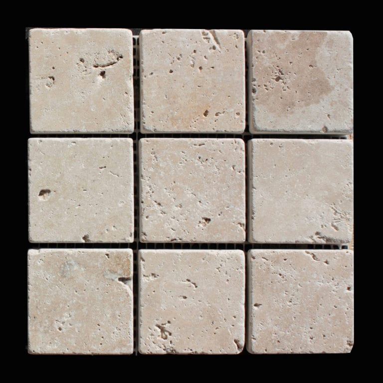 MOSAIQUE TRAVERTIN CLASSIC 4.8x4.8 CM