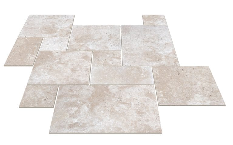TRAVERTIN SUPER LIGHT OPUS 4 FORMATS X 1,2 CM BEIGE - 1ER CHOIX échantillon échantillon