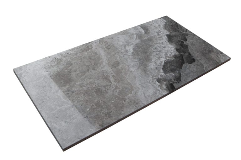 MARBRE POLI ATLANTIC GREY 30,5 X 61 X 1,2 CM - 1er CHOIX