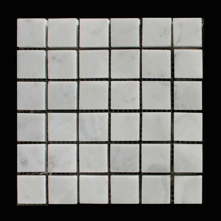 MOSAIQUE MARBRE BIANCO CARRARA 2,3 X 2,3 CM