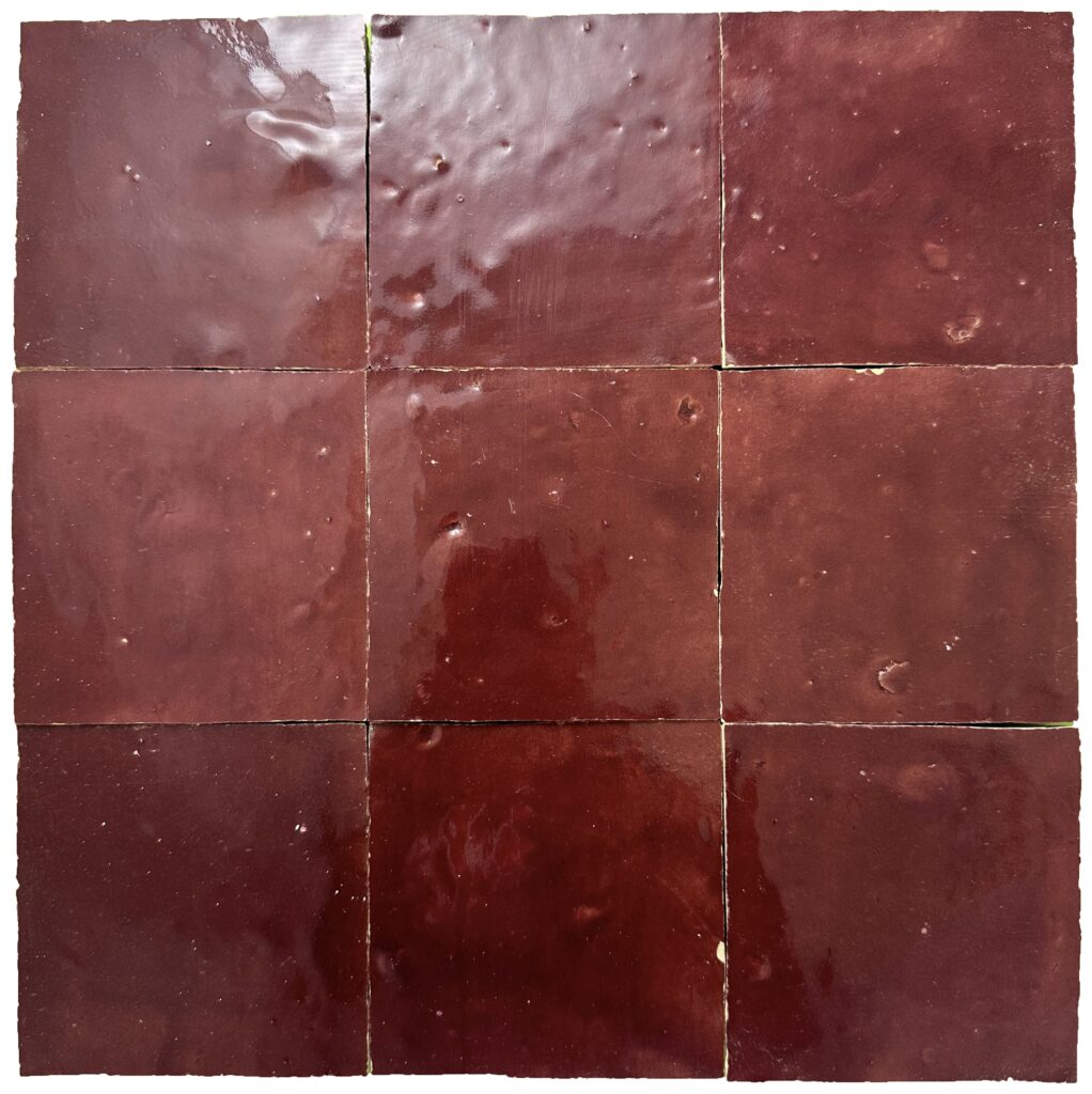 VERITABLE ZELLIGE 10 X 10 CM POURPRE | VotreCarrelage.com VERITABLE ZELLIGE 10 X 10 CM POURPRE