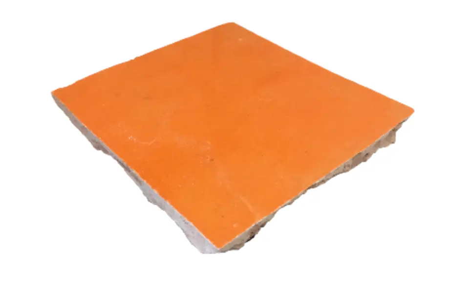 VERITABLE ZELLIGE 10 X 10 CM ORANGE POP