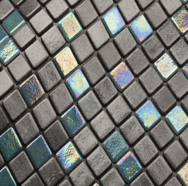 MOSAIQUE EN EMAUX DE VERRE 5 x 5 CM MIX LENA