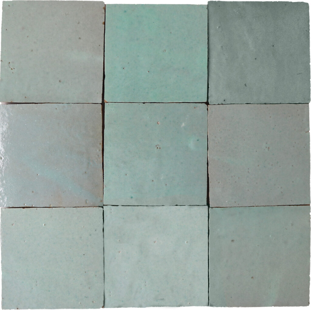 VERITABLE ZELLIGE 10 X 10 CM VERT PALE | VotreCarrelage.com VERITABLE ZELLIGE 10 X 10 VERT PALE
