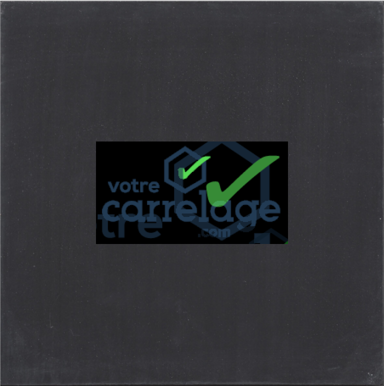 VERITABLE CARREAU CIMENT 20 x 20 CM NOIR