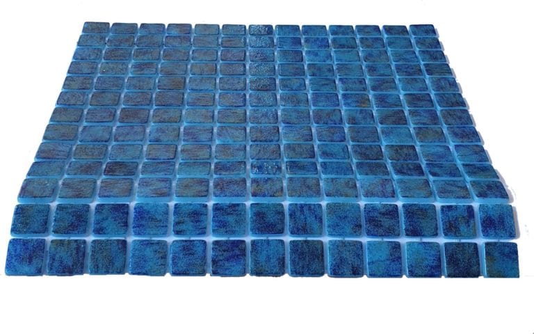 MOSAIQUE EN EMAUX DE VERRE 2.5 x 2.5 CM ZAFIRO