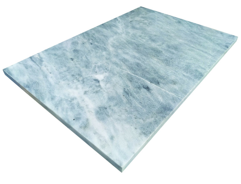 MARBRE SKYLINE BLUE SABLE BROSSE 40.6 X61 X 2 CM BLEU - 1er CHOIX échantillon