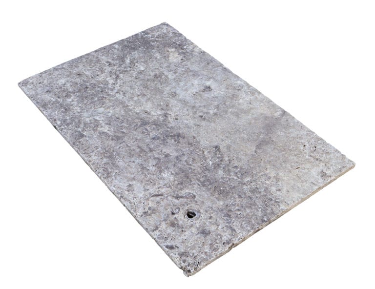 TRAVERTIN SILVER 40.6 X61 X1.2 CM - CHOIX RUSTIC