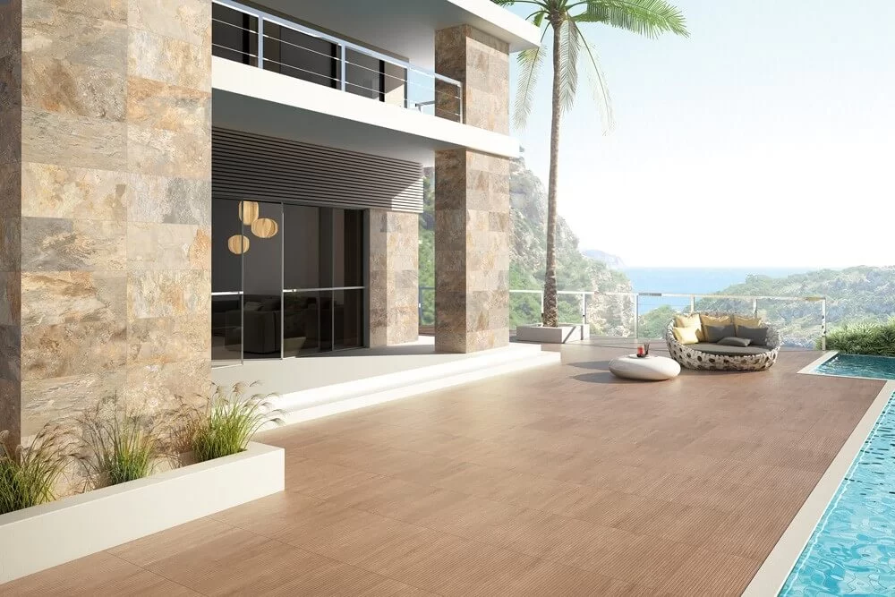 AMAZONIA 20.2x66.2 | VotreCarrelage.com Carrelage extérieur plage piscine