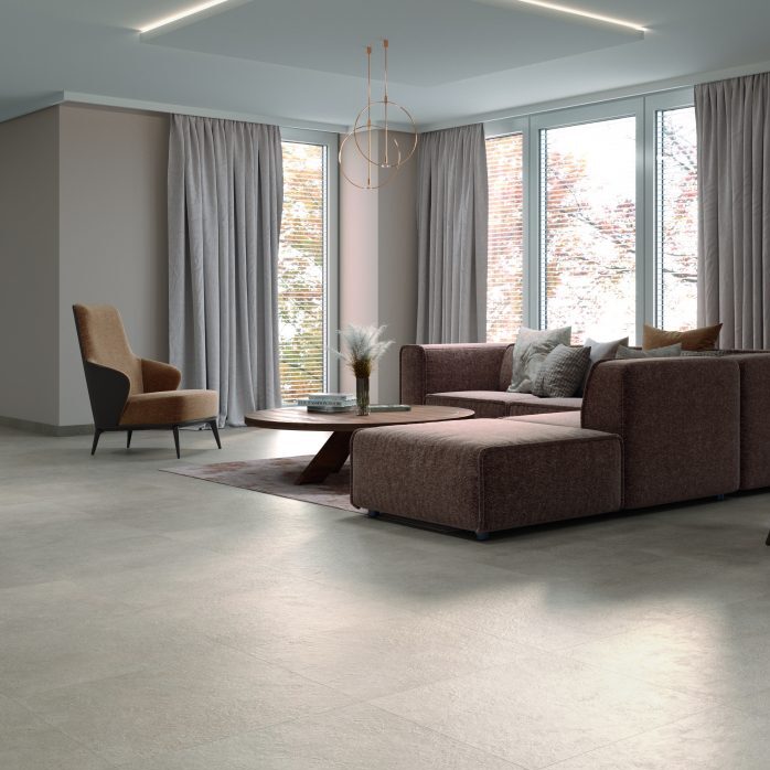 Carrelage sol effet pierre 60x60 ASPHALT