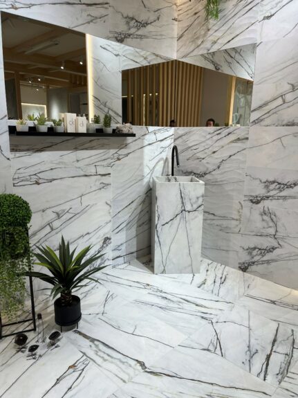 Carrelage sol imitation marbre mat NUUK 60x60