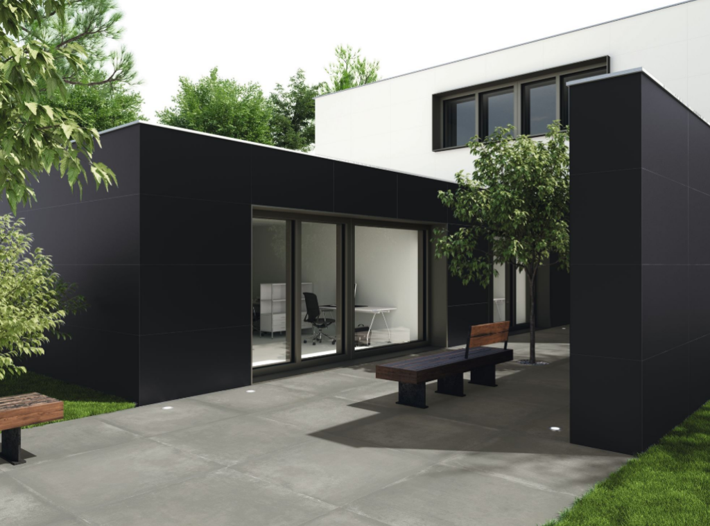 CARRELAGE NOIR MAT UNI 60x120