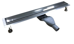 CANIVEAU DE DOUCHE INOX A CARRELER 60 CM