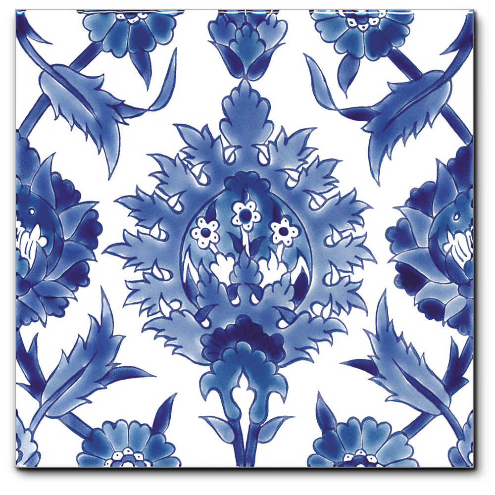 Carrelage Oriental PALMYRE BLEU 20X20