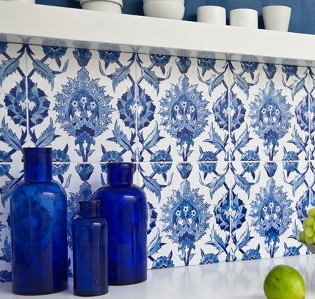 Carrelage Oriental PALMYRE BLEU 20X20