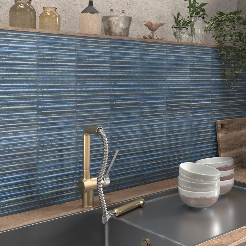 FAIENCE en relief ETNA 15x30