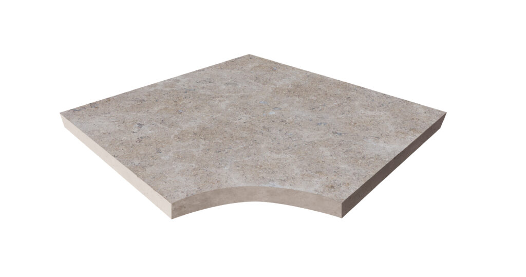 ANGLE RENTRANT 45x45x3cm BORD DROIT