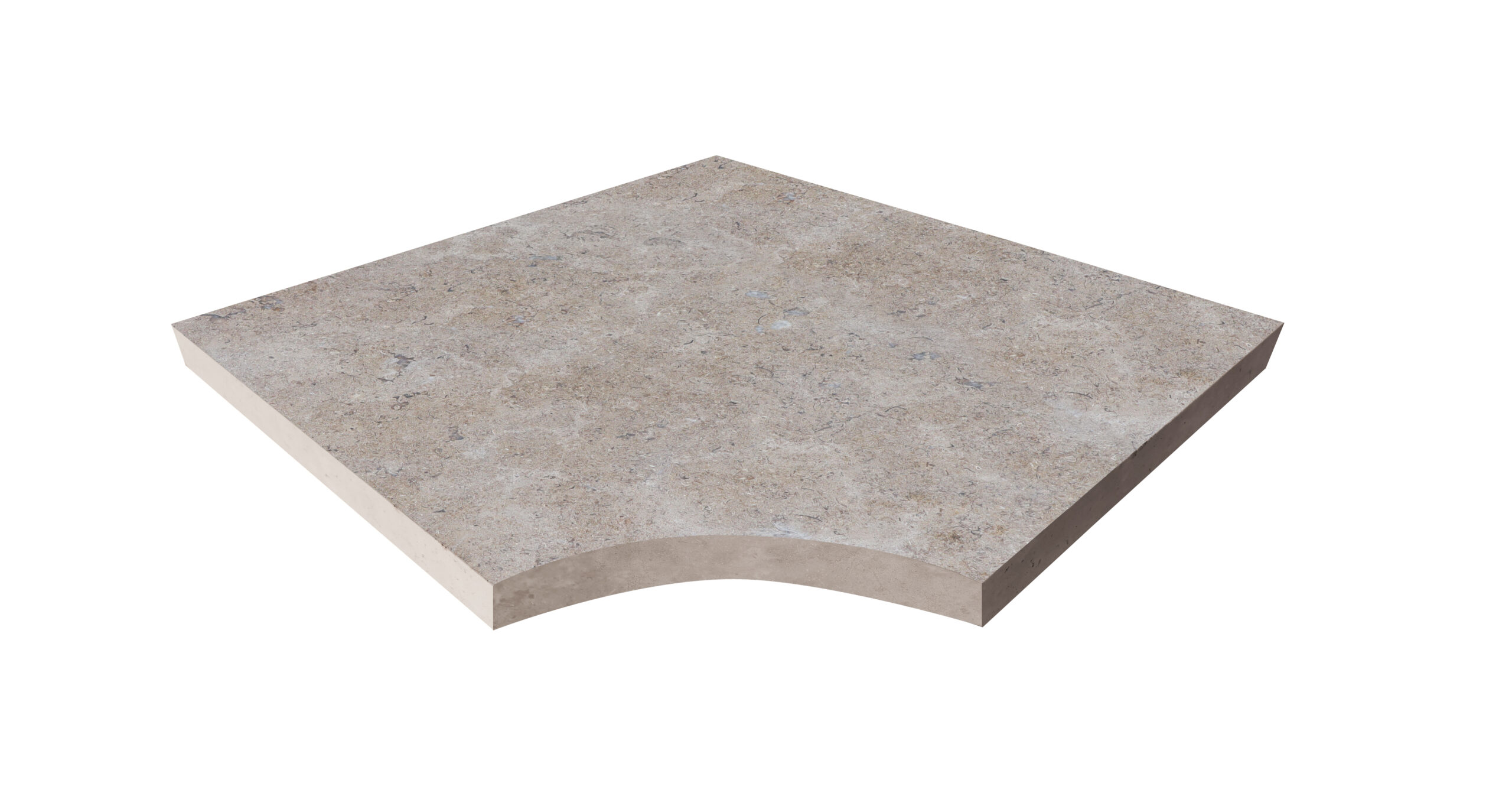 ANGLE RENTRANT 45x45x3cm BORD DROIT