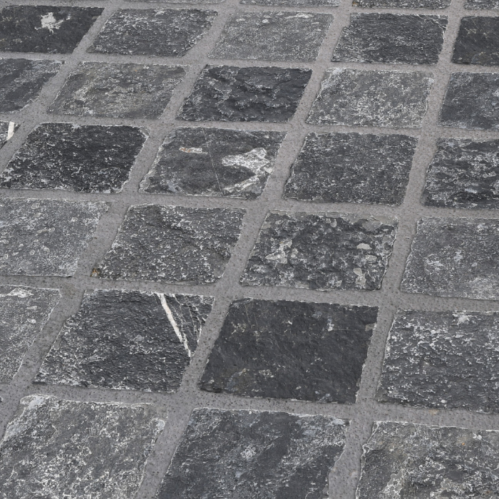 PAVE TANDUR BLACK 14x14x3-5 CM
