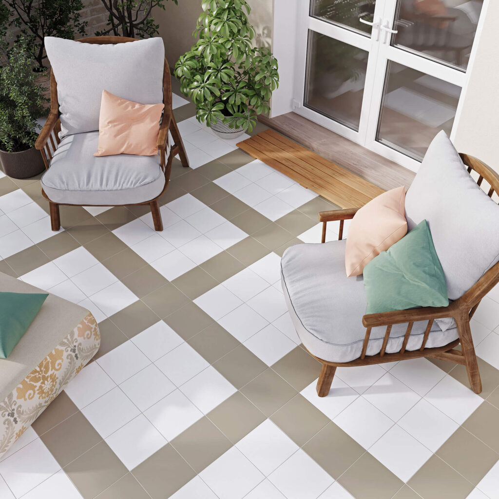 Carrelage uni mat CROMA 10X20