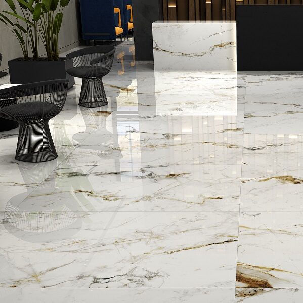 Carrelage effet marbre gold LUX 60x120