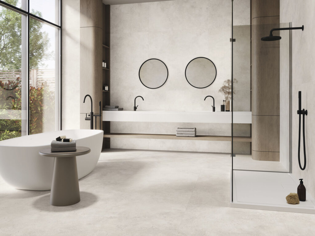 Carrelage salle de bain CAPITAL Blanc 80x80 1 scaled sur VotreCarrelage.com