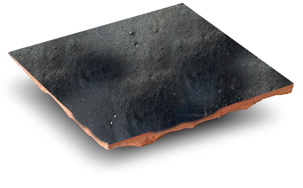 VERITABLE ZELLIGE 10 X 10 CM NOIR MAT