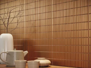 Carrelage effet métallique 3D METALIC 5x30 Gold