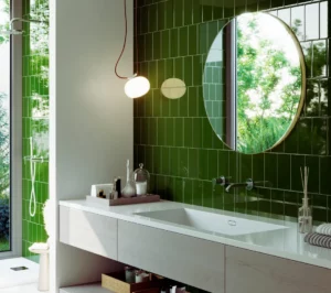 Carrelage mural uni monocolores 7.5x15 botella