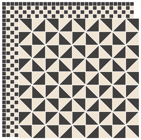 Carreaux Victorian à motif géométrique mosaïque KHARKOV 30x30