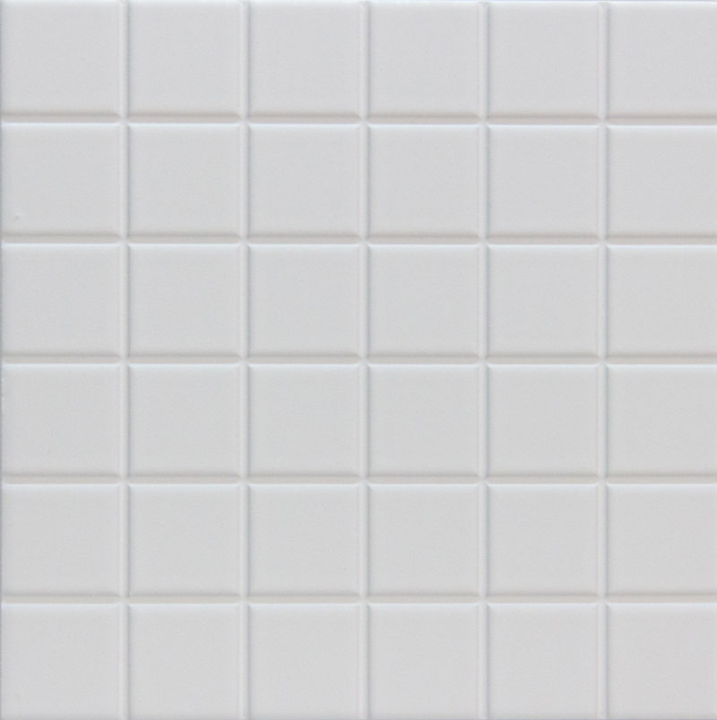 Carrelage sol et mur uni AGADIR 22.5x22.5 couleur blanc