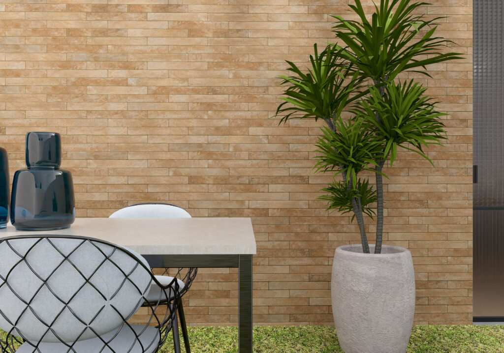 Carrelage effet brique DOHA 4.8X37 parement