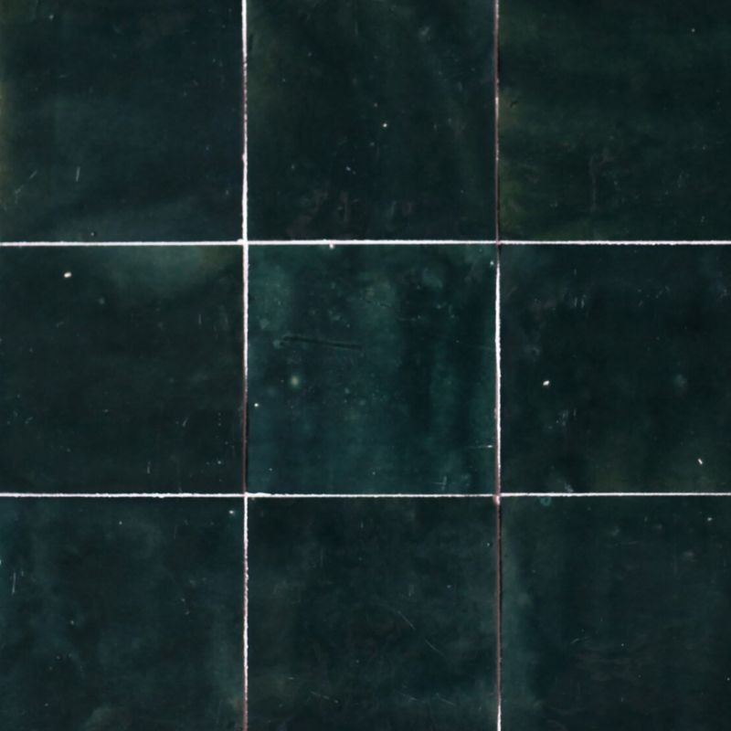 VERITABLE ZELLIGE 10 X 10 CM BLEU PETROL